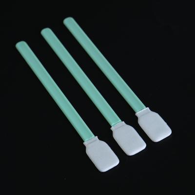 China Alcohol Sponge Pu Electronic Cleaning Disposable Rectangular Foam Resistant Slanted Head Cleanroom Swab for sale