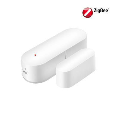 China ABS+PC Wifi Tuya APP Control Zigbee Door Window Sensor for Smart Home Security for sale