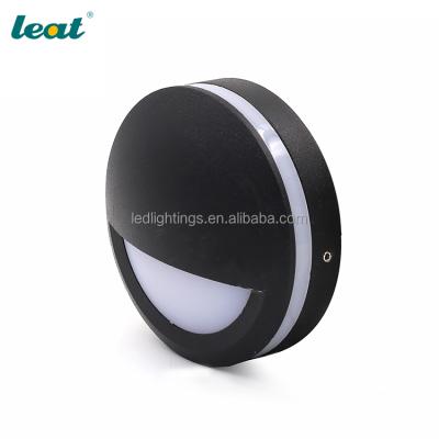 China Modern 5W Garden Wall Light Fixtures Outdoor Led Mini Step Size Round Shape Small Stair Light Lamps for sale