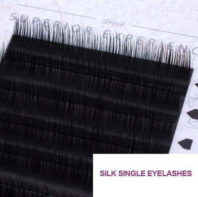 China Natural Private Label Long Wrap 3D Faux Mink False Lashes Individual Eyelash Custom Soft Silk Extension for sale