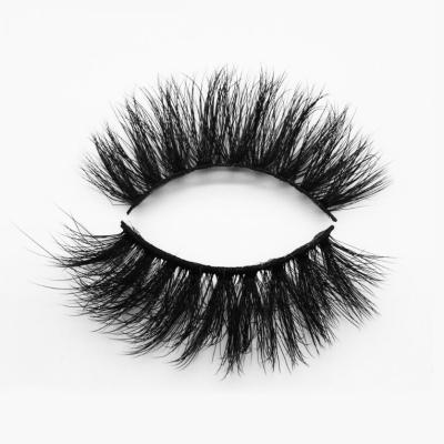 China Long Natural 20MM Private Label 3D False Mink Eyelashes Chemical Fiber Eyelash for sale