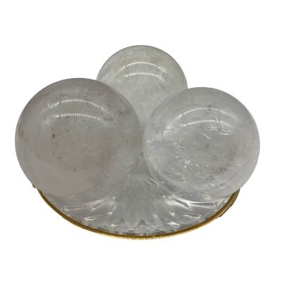 China China wholesale natural clear quartz healing stone crystal ball for home decoration for sale