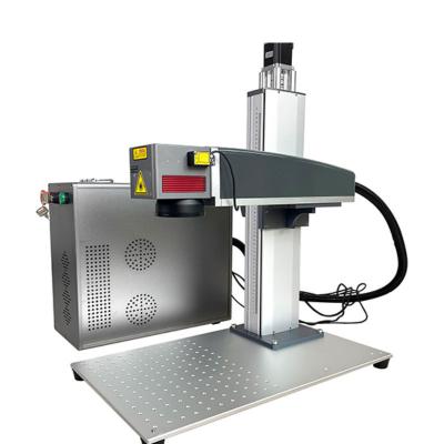 China Air Cooled Metal Fiber Laser Engraving Machine 80w 100w 120w Fiber Laser Marking Machine for sale