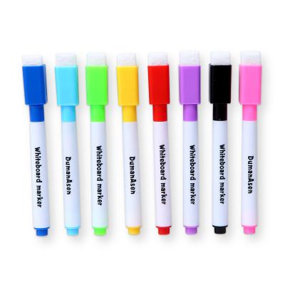 China High Quality 8pcs/set Easy Wipe 8 Colors Whiteboard Waterborne Marker Pen for sale