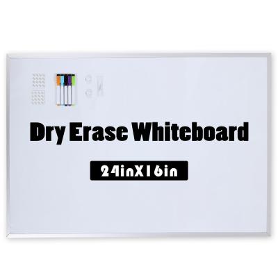 China Reusable Dry Erase Magnetic Aluminum Frame Blank Board With 5 Markers Pen Suitable For Home School Office for sale