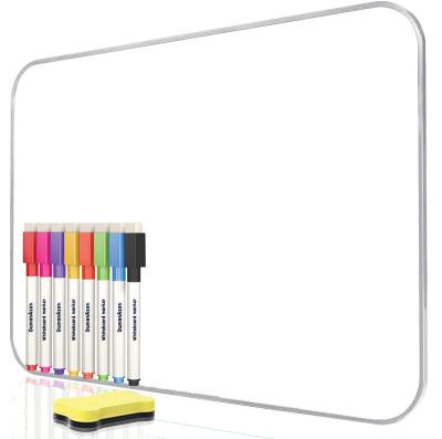 China Reusable New Gray Frame Portablesize Erase Listing Dual Side Multifunctional Magnetic Dry Whiteboard for sale