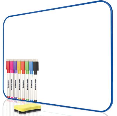 China Reusable New Blue Frame Portablesize Erase Listing Dual Side Multifunctional Magnetic Dry Whiteboard for sale