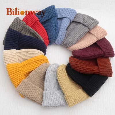 China Character Private Label Solid Color Mens Womens Beanie Winter Outdoor Thermal Cheap Slapped Adult Hat for sale