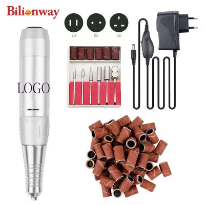 China Beauty Nail Drill Machines Custom Logo 35000rpm Mini Cordless Electric Manicure Nail Drill Machine Professional for sale