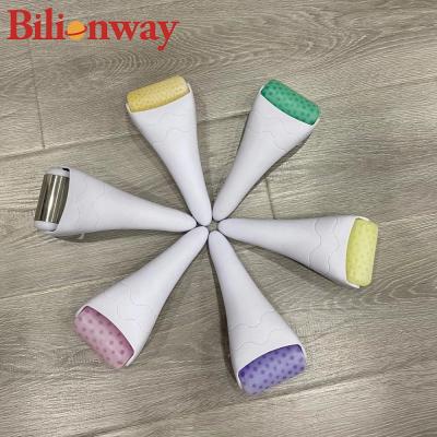 China Custom OEM Logo Microneedle Dermaroller Skin Facial Skin Rejuvenation Ice Roller For Face for sale