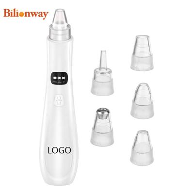 China Custom Electric Vacuum Comedone Vacuum Blackhead Remover Acne Treatment Suction Skin Care Facial Electric Blackhead Remover for sale