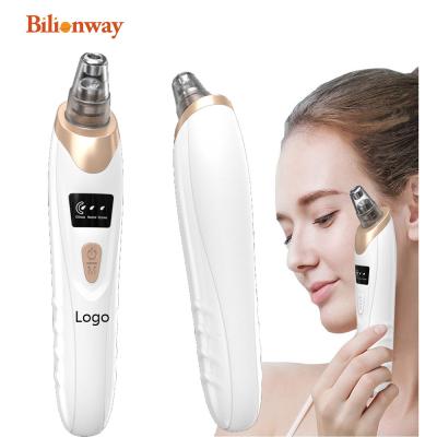 China Acne Treatment Set Custom Facial Blackhead Remover Pore Blackhead Remover Electric Rechargeable Vacuum for sale