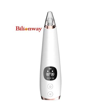 China Acne Treatment 6 Suction LCD Display Machine Pore Extractor Blackhead Remover Deep Cleaning Vacuum Cleaner for sale