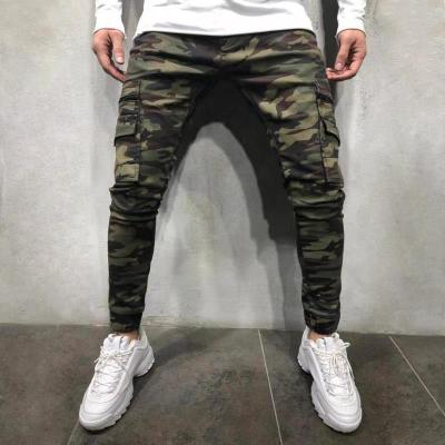 China Hot Sale 2022 Camouflage QUICK DRY Jeans For Mens Denim Zipper Jeans Men's Causal Skinny Jogger Stretch With Pocket Custom Made Plus Size Mens for sale