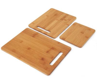 China Sustainable Professional Antimicrobial Bamboo Cutting Board 3 Pack and Hot Sale Cutting Board for sale