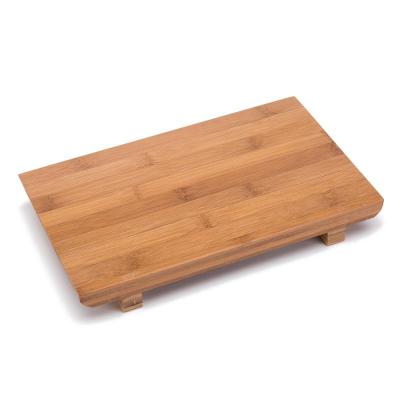 China Sustainable Sushi Dish Japan Style Bamboo Serving Tableware Bamboo Cutting Tray for sale