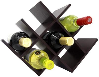 China Viable Butterfly Bamboo Wine Rack, Wine Shelf Rack, Wine Bottle Holder for sale