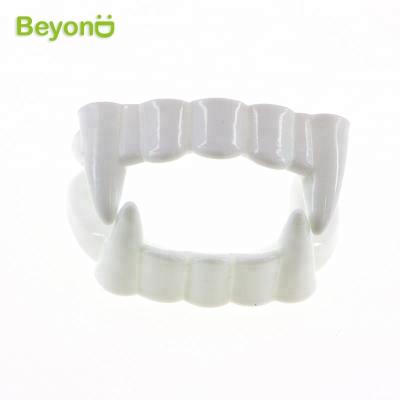 China Set of Halloween Vampire Teeth Vampire White Plastic Fangs for Kids and Adults Halloween Gifts for sale