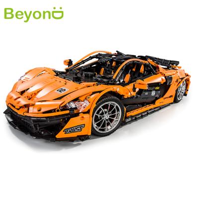 China DIY TOY 1:8 R/C Technic P1 Racing Car Building Block Set, Adult Collectible Sports Car With Scale Model (3228 Pieces) for sale