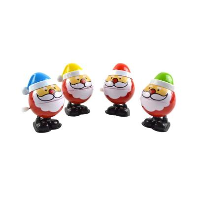 China Santa Claus Walking Toys Christmas Party Favors Interactive Plastic Toy for sale