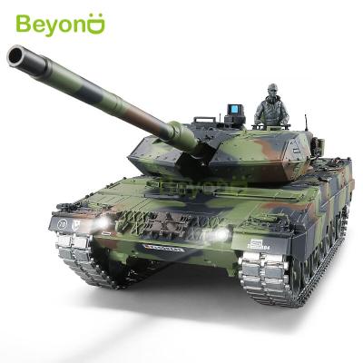 China RC model henglong 2.4Ghz 1:16 Scale Remote Control German Leopard 2A6 RC Tank With Smoke And Noise for sale