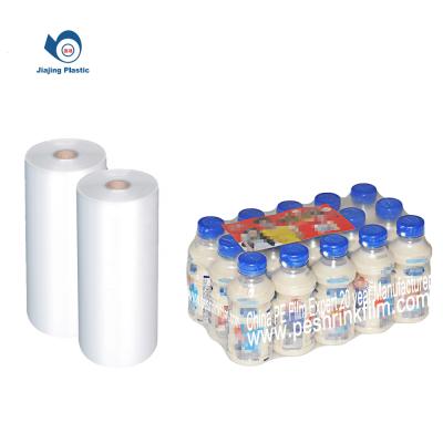 China Excellent Package Strength Packaging Wrapping To Roll Opaque Industrial Black Heavy Duty Pe Shrink Wrap Packaging Premium Printing for sale