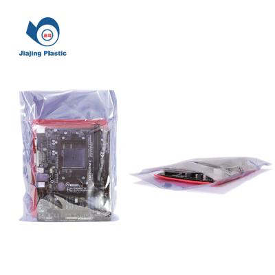 China ANTI-STATIC PE CPE Plastic Packaging Bag PCB Motherboard Plastic Metallic Open Top Shielding Bag Anti Static for sale