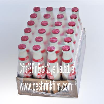 China Moisture Proof PE Printed Shrink Film For Beverage Bottle Cans Jiajing Products for sale