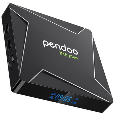 China 2019 NEW OEM/ODM best android hd video wifi tv box pendoo X10 plus S905X2 4g 32g tv box android media player 4k for sale