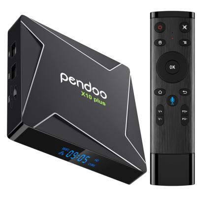 China OEM/ODM best android hd video wifi tv box pendoo X10 plus S905X2 4g RAM 32g ROM KD player tv box android 8.1 my tv box for sale