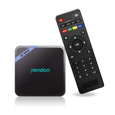 China Android tv box pendoo x8 mini s905w 1g 8g tv streaming box pendoo x8 mini s905w 1g 8g quad core kdplayer 17.3 tv box for sale