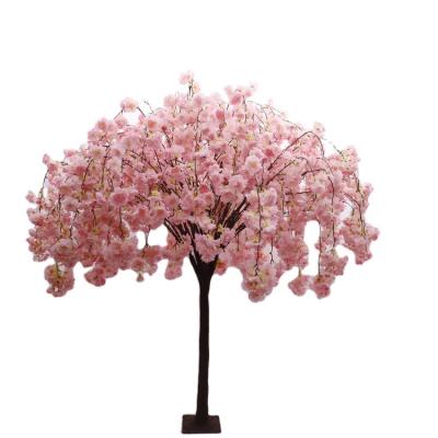 China Pink Minimalist Flower Cherry Blossom Artificial Tree for Wedding Centerpiece Decoration for sale