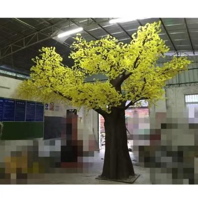 China Minimalist Limutrading Yellow Customization Artificial Gingko Tree Wishing Tree for sale