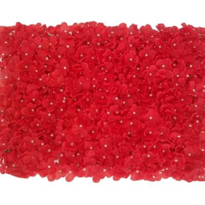 China Artificial Flower Environmental Wall Mat For Wedding Backdrop for sale