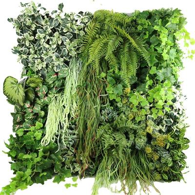 China Environmental Vertical Garden Decoration Artificial Green Wall for sale