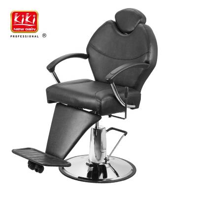 China KIKI NEWGAIN Backrest Antique Barber Chair Salon Furniture Adjustable Chair Equipments Room Furniture for sale