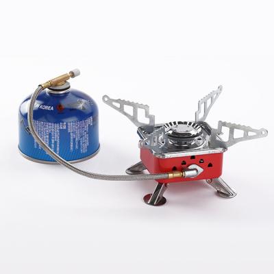 China Mini Small Manual Portable Square Travel Mountaineering Stove Outdoor Stove for sale