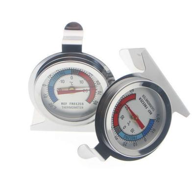 China Fridge Freezer Thermometer Refrigerator Freezer thermometerSuitable for various low temperature storage equipment stainless steel refrigerator thermometer for sale