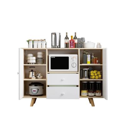 China Modern Wooden Stocked Design Sideboard Cabinet Sideboard With Storage Drawers Cabinet for sale