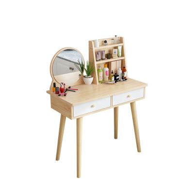 China PANEL Wooden Dressing Table Designs Small Mirror Furniture Dressing Table for sale