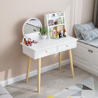 China PANEL Small Bedroom White Mini Makeup Dressing Table, Simple Designs Dressing Table for sale