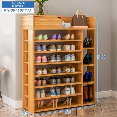 China China Manufacturer Modern Multi Convertible Wood Grain Shoe Rack Storage Cabinet for sale