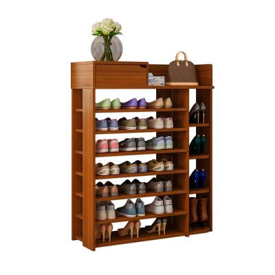 China New Style Convertible Cheap Wooden Modern Shoe Rack Shoe Rack Price MDF Shoe Rack for sale