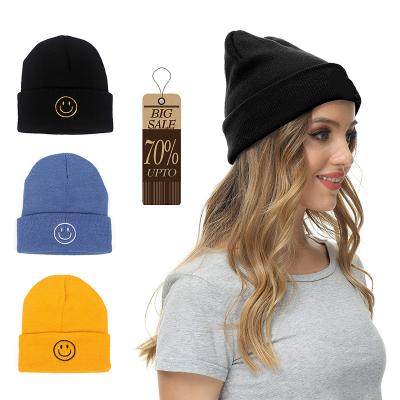 China ELLEWIN COMMON Wholesale Warm Knitted Mens Womens Cotton Hats Beanies Winter Beanie Hats With Custom Logo for sale