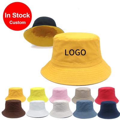 China comfortable & Breathable& Private Label Designer Luxury Plain Bulk Large Unisex Adult Cotton Customized Embroidery Plain Bulk Logo Bucket Hat for sale