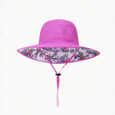 China New Arrival Summer Polyester Folding Outdoor Bucket Folding Breathable Sun Hats for sale