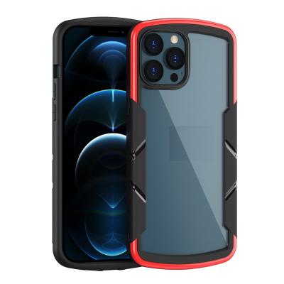 China ARCH Slim Hybrid Shock Proof Shockproof Absorbing Luxury Hard Acrylic Phone Case PC Back Cover Phone Case for sale