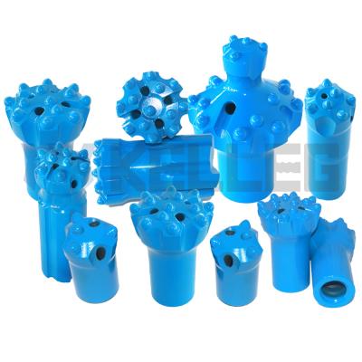 China High Manganese Steel Drill Bit Set for Mining Diameter 26-43mm Top Hammer Drilling Tools for sale