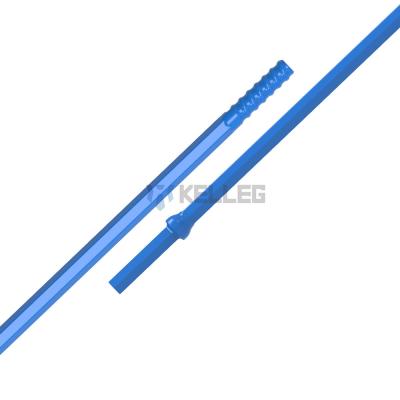 China Construction Works Tapered Rock Drilling Tools H25 159mm Hexayon Hollow Drill Steels for sale