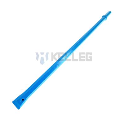 China Light Weight Rock Drilling Tools Integral Drill Rod Shank H22 108mm steel drill rod for sale